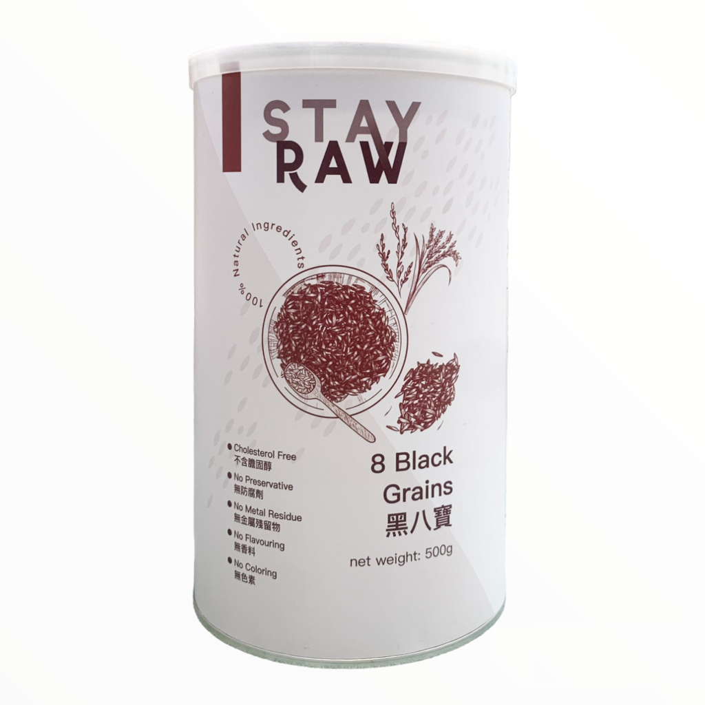 STAY RAW Natural Grain Cereal Powder (8 Black Meals) 500g
