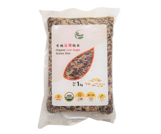 La Manna Organic Low Sugar Brown Rice 1kg